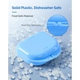 thumbnail image 3 of 2Pcs Retainer Case with Vent Holes, Mouth Guard Case with Tight Snap Closure, 3 of 7