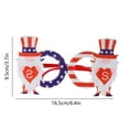 thumbnail image 3 of geerera 4th of July Decorations,Independence Day Themed Party Decoration Glasses,Dress Up With Letters Hat Flag Glasses Frame, Party Supplies For Independence Day USA Veterans Memorial Day, 3 of 6