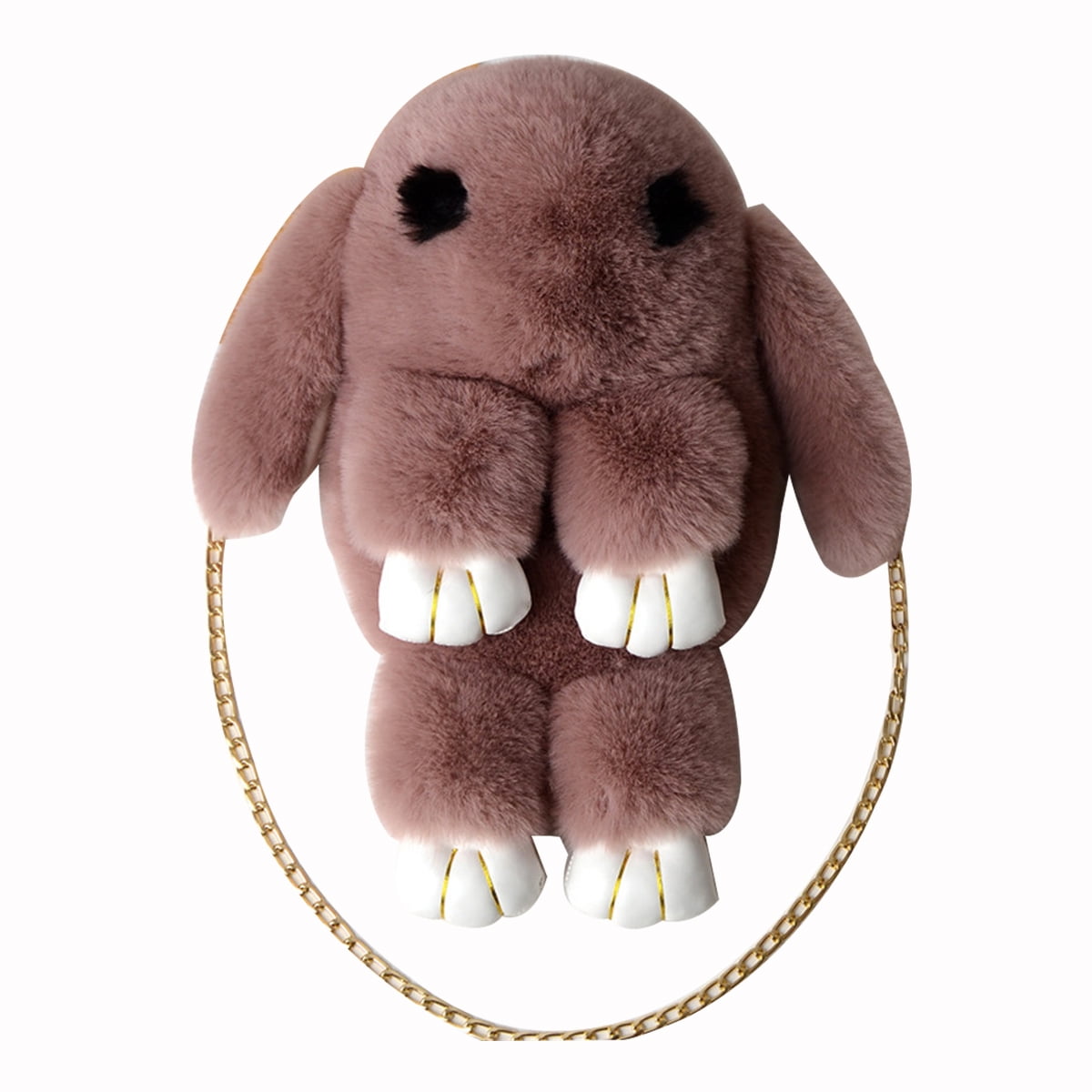 Plush Rabbit Plush Backpack Crossbody Bag Messenger Bag for Girls ...