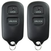 2 PACK KeylessOption Keyless Entry Remote Control Car Key Fob Replacement GQ43VT14T for 1998-2008 Toyota Vehicles