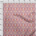 thumbnail image 3 of oneOone Tissu Georgette Viscose Rouge Tissu Robe Ikat Tissu Imprimé Tissu au Mètre 42 Pouces de Large, 3 of 5