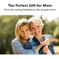 thumbnail image 3 of Mother Gifts from Daughter Blanket for Mom Birthday Gifts for Mom Soft Flannel Fleece Blankets Throw for All Season in Home Bed Sofa Chairs 50"×60", 3 of 6