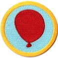 thumbnail image 2 of Balloon Tying Merit Badge Embroidered Iron-on Patch, 2 of 3