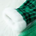 thumbnail image 6 of Bullpiano Todder Baby Girl Christmas Outfit Xmas Dress 1-5T Long Sleeve Velvet Plaid Princess Dresses Party Ball Dress, 6 of 10
