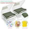 thumbnail image 4 of Sorbus Set of 6 Wide Hanging File Organizer Bin Clear Plastic Stackable for Document Storage, 4 of 7