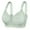 Green, variant on Comfy Bra Women Back-Smoothing Bra Feature V-Neck Full-Figure Bra Style W-1171 Pinks M