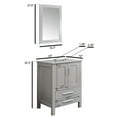 thumbnail image 4 of PULUOMIS 24'' Single Bathroom Vanity with Manufactured Wood Top with Mirror, Gray, 4 of 5