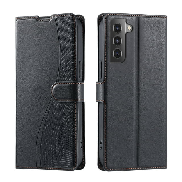 Samsung Galaxy S22 Plus 5G Étui, Portefeuille en Cuir Pu Couverture Rabattable Support Magnétique