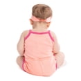 thumbnail image 5 of Hello Kitty and Friends Baby Girls Sleeveless Graphic Romper with Matching Bow Headband, Sizes 0/3M-24M, 5 of 7