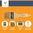 thumbnail image 2 of Vermeer Chip Paint Brushes - 36-Pack - 2" Chip Brushes for Paints, Stains, Varnishes, Glues, & Gesso, 2 of 7