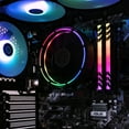 thumbnail image 5 of Periphio Reaper Prebuilt Gaming PC - AMD Ryzen 5 5600G CPU (4.4GHz Turbo), 16GB DDR4 RGB RAM, Radeon Vega 7 Graphics, 1TB NVMe Solid State SSD, Windows 11 Gaming Desktop Computer, WiFi + BT, 5 of 9