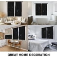 thumbnail image 4 of Galaxy Kitchen Window Curtains 27.5 x 39 Inch Small Short Mini Cafe Rod Pocket Space Universe Kids Black Nebula for Living Bedroom Room Home Treatment Set of 2 Curtain Panels Drapes Tiers, 4 of 6