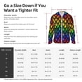 thumbnail image 4 of Rocae Dragon Scales Print Breathable Sun Protection Hoodie Quick-Dry Lightweight Long Sleeve Hoodie Unisex Running Sports Shirt XX-Large, 4 of 9