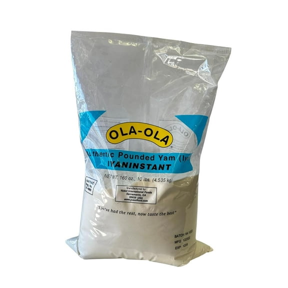 Ola Ola Authentic Pounded Yam (Iyan), 10lbs