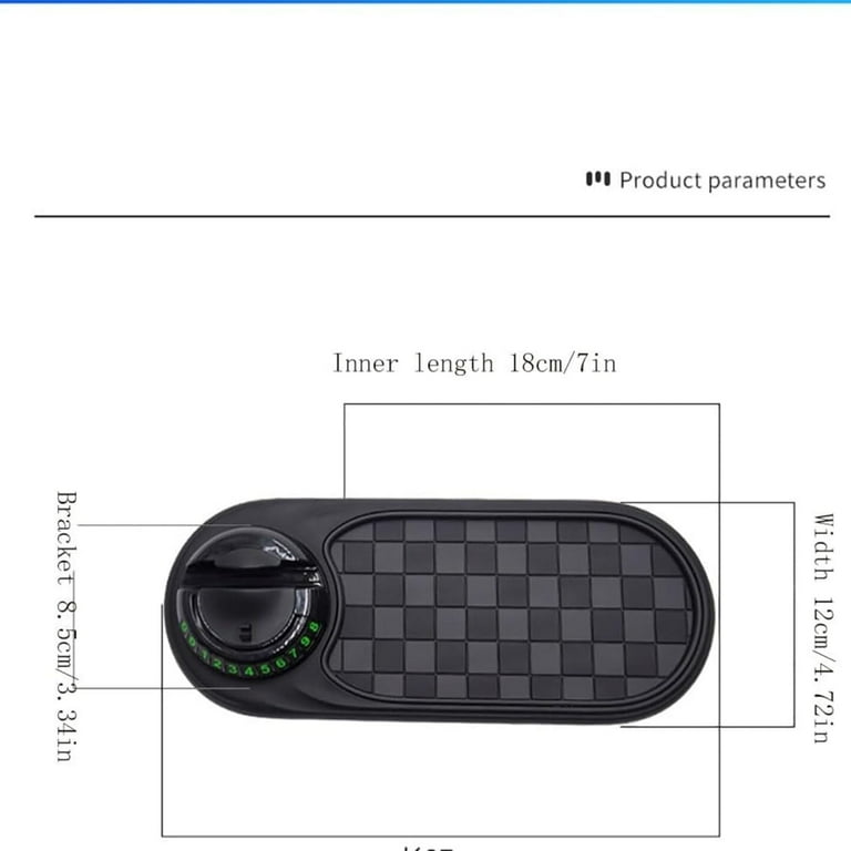 Car Mat Multifunction Car Anti-Slip Mat Auto Phone Holder, Car