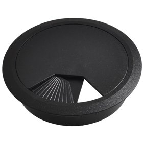 Pc Desktop Computer Desk Table Stainless Steel Grommet Cable Hole