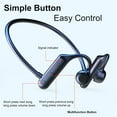 thumbnail image 4 of Bluetooth Headset, Wireless Earbuds, Bone Conduction Headphones with Bluetooth 5.3, Wraparound Headband, Waterproof Sport Earbuds, 8 Hours Continuous Playtime, for iOS and android Devices, 4 of 9