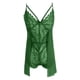thumbnail image 5 of Gibobby Conjunto ropa interior mujer Conjunto de Lencería Sexy para Mujer Ropa Interior de Encaje Interior con Cuello V Ropa de Dormir(Verde, CH), 5 of 5