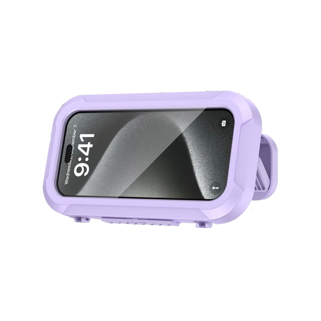 Showersafe Zencey Zencey ShowerSafe Shower Phone Holder 360° Rotation Retractable Adjustable Phone Holder Wall Mount Fog Cell Phone Stand