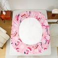 thumbnail image 5 of Manfei Pink Flamingo Full 4-Piece Sheet Set, 5 of 7