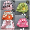 thumbnail image 2 of Ropa de otoño para niños Chaqueta de dibujos animados Niños Niñas Ropa de paseo para bebés Chaquetas con capucha para niños Abrigo Primavera Trajes para niños 1-7Y5T (Altura 110-120 CM) Gao Jinjia LED, 2 of 2