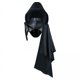 thumbnail image 1 of Disfraz de Halloween para adulto con capa con capucha negra,Capa,,fiesta de fogata,disfraces elegantes,Capa medieval para hombre,capa con cuello y hombros, vintage, 1 of 8