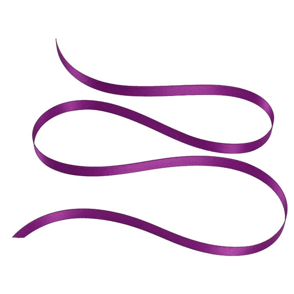 1/8" Double Face Satin Ribbon 100 yards - Plum