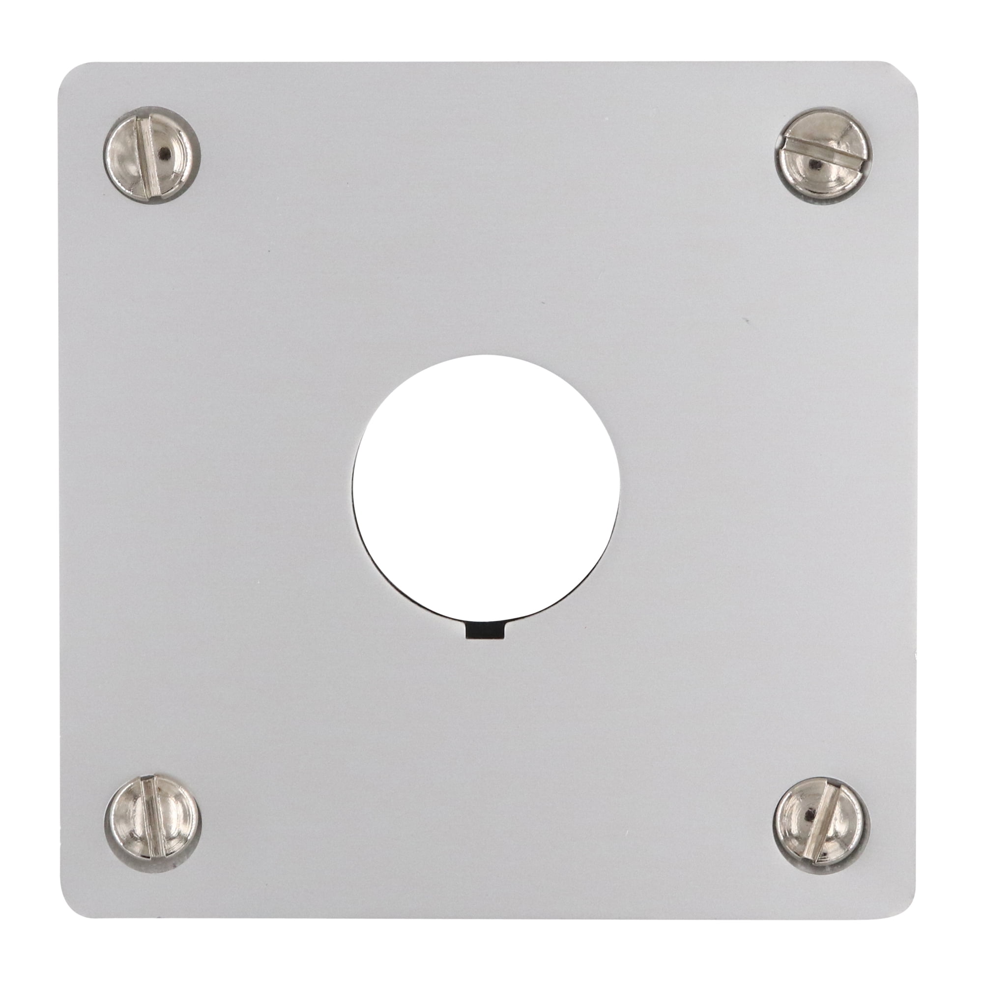 EATON M22-E1 Push-Button Mounting Plate, 22mm, 1-Button, White 
