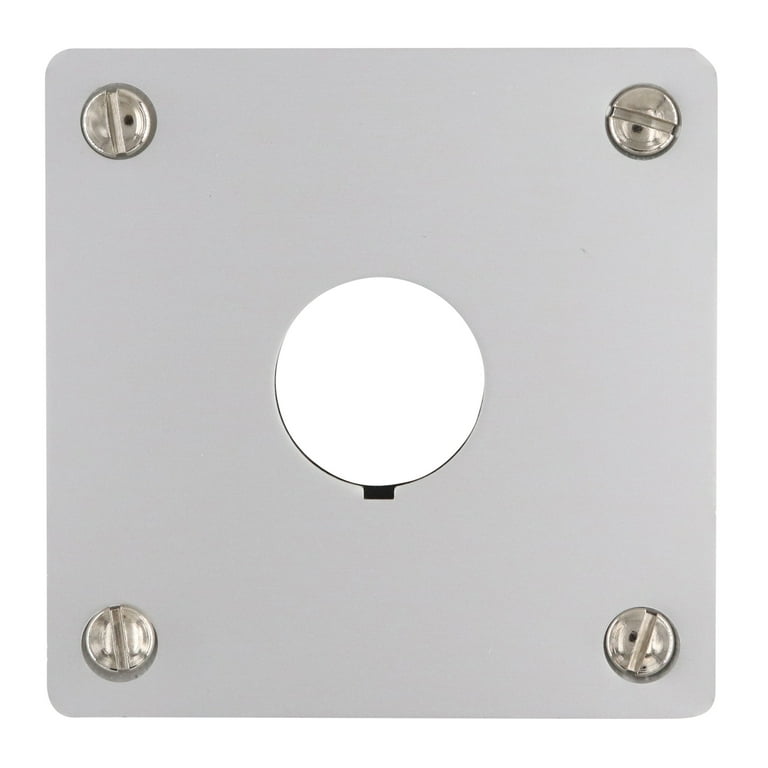 EATON M22-E1 Push-Button Mounting Plate, 22mm, 1-Button, White 