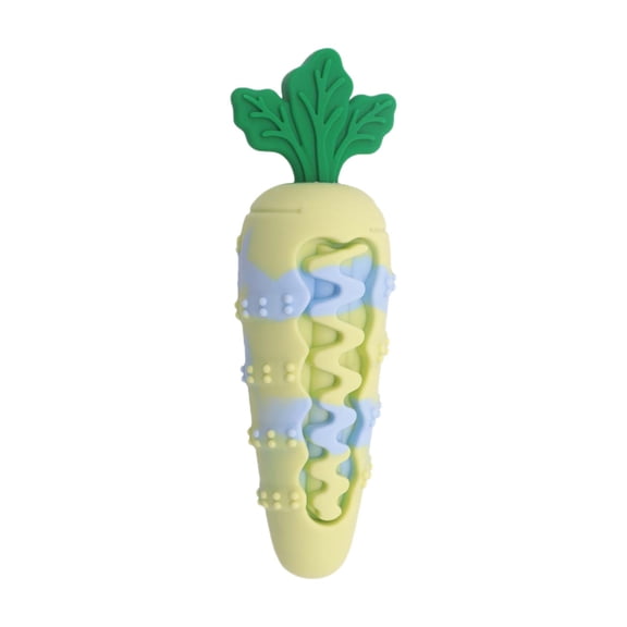 Eoozwa Easter Carrot Squeaky Dog Toy for Teeth Grinding and Boredom Relief, Durable Chew Toy with Noise Maker for Small Medium Dogs