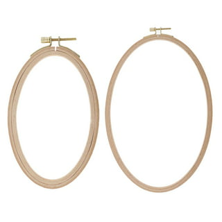 Embroidery Hoop Frame Oval Imitated Wood Cross-Stitch Ring for Sewing - Bed  Bath & Beyond - 35439667
