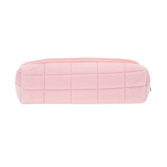 1 Pc Bolsa de Cosméticos de Viaje Ligera para Viajes de Negocios Rosa Terciopelo