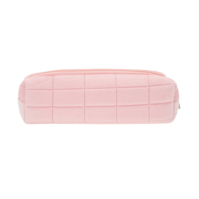 1 Pc Bolsa de Cosméticos de Viaje Ligera para Viajes de Negocios Rosa Terciopelo