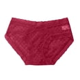 thumbnail image 1 of B91xZ Culotte Sans Couture pour Femmes, Taille Basse, m Vin, 1 of 5