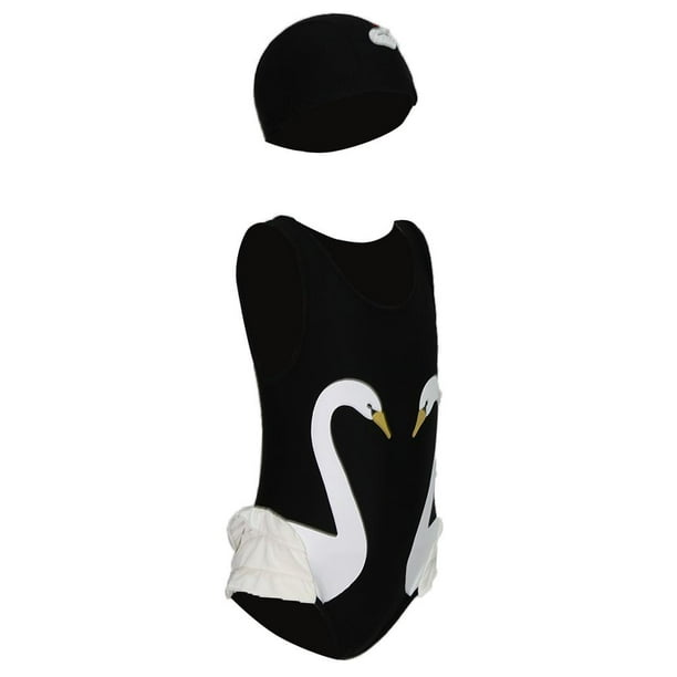 Una pieza para niños , bebés, niñas, cisne, animal, de , de , , ropa Yotijar Trajes de baño para niños