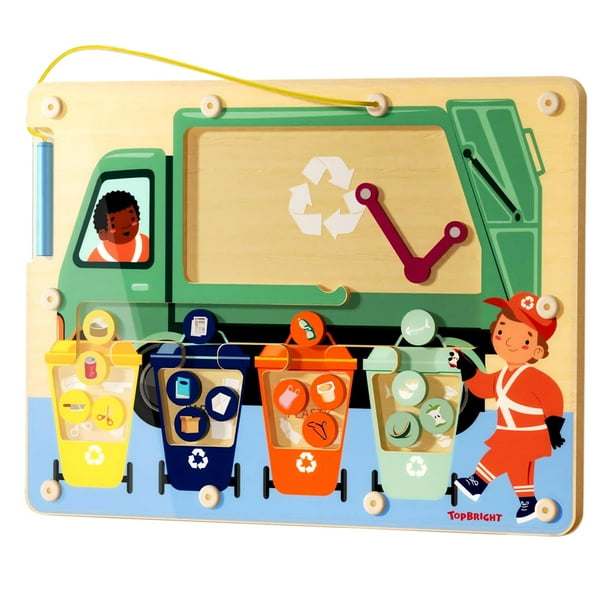 Juego magnético de clasificación de laberintos de colores TOP BRIGHT durante más de 3 años
