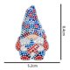 thumbnail image 4 of Cuadros Decorativos DIY diamantes mosaico llavero arte manualidades Spot Drill llavero cristal para regalo de niños Likrtyny embutido en tela, 4 of 4