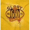 thumbnail image 2 of Glory Be To God Religious Faith Men's Graphic T Shirt Tees Brisco Brands S, 2 of 6