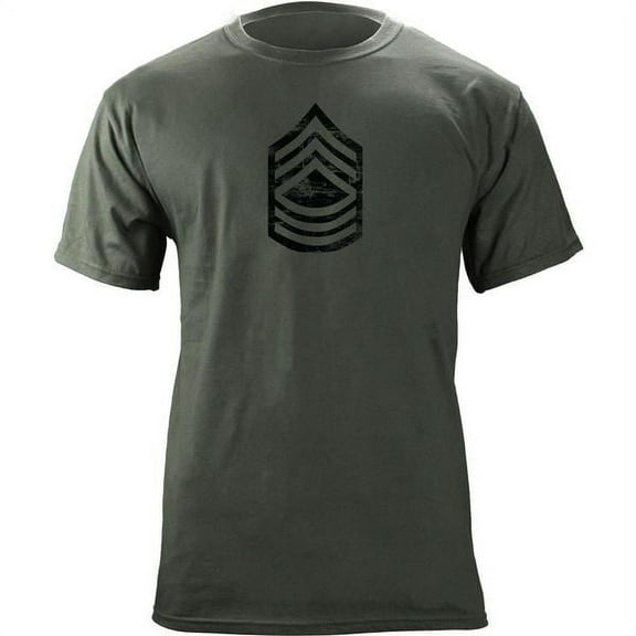 Vintage Army E-8 Master Sergeant Rank Veteran T-Shirt