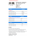 thumbnail image 2 of Rear Brake Pad Set - Compatible with 2000 - 2006 GMC Yukon XL 1500 2001 2002 2003 2004 2005, 2 of 2
