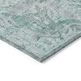 thumbnail image 4 of Addison Rugs Chantille Indoor/Outdoor Traditional Damask Teal Washable Rectangle Rug, 2'6" x 3'10", 4 of 6