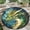 Dragon Head, variant on Round Rug, Daisies2 Soft Washable Carpet, Non-Slip Floor Mat for Living Room Bedroom Home Decor 24 Inch
