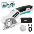 thumbnail image 1 of SHALL 4V Cordless Electric Scissors, Rechargeable Cardboard Cutter Rotary Electric Box Cutter w/Safety Lock, LED Light &, 1 of 7