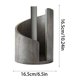 thumbnail image 3 of Soporte de madera natural para toallas de papel de sobremesa: soporte de hierro resistente con base redonda, fácil de abrir con una sola mano para usar en la cocina o el baño., 3 of 6