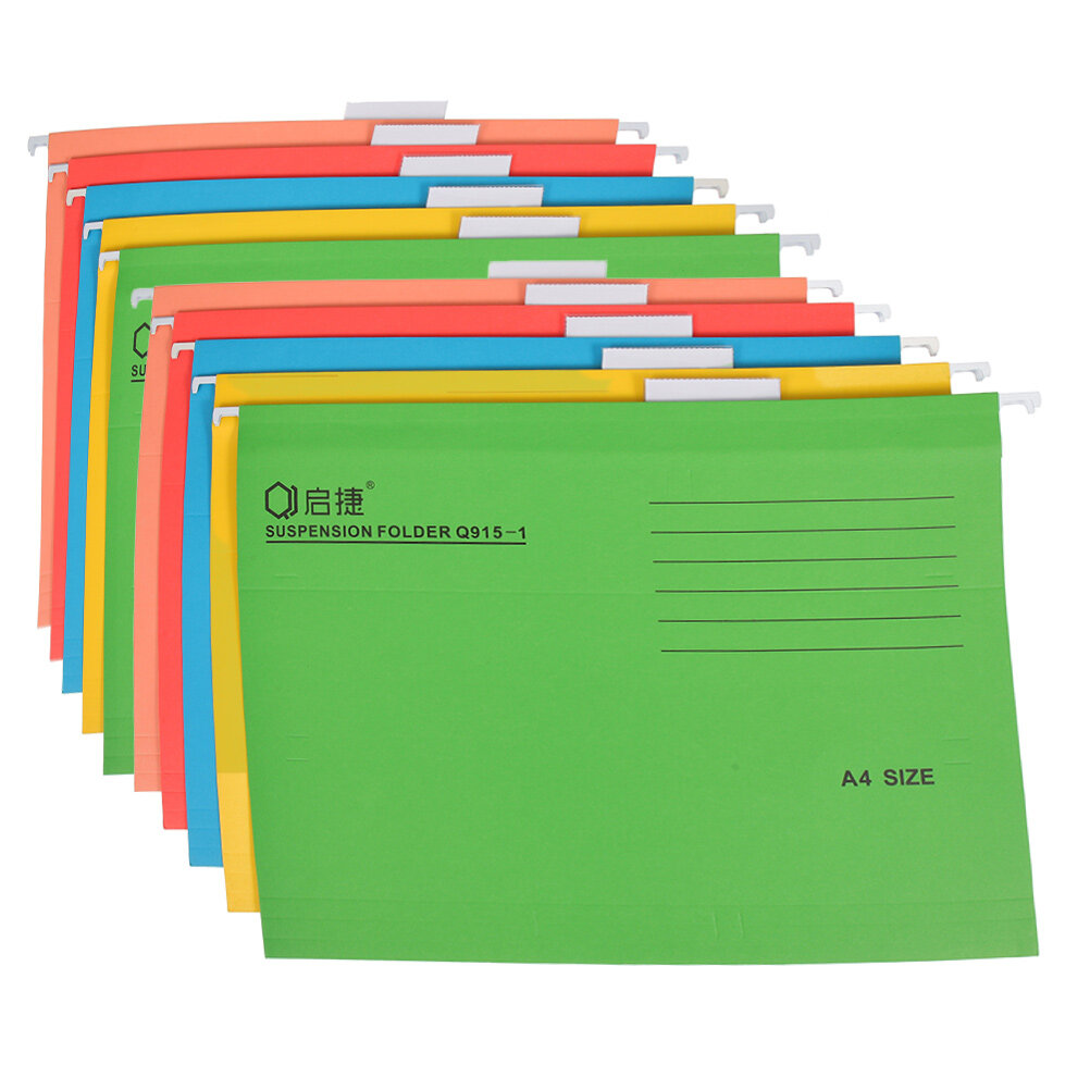 10Pcs Metal Folder Frames Receipts Folder Colorful Bills Holders
