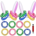 thumbnail image 2 of Juego inflable para lanzar anillos de conejo, máxima diversión, fiesta de Pascua, 2 of 9