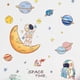 thumbnail image 4 of Pegatinas de pared Oso de Fresa de Dibujos animados universo planeta astronauta estrellas, 4 of 5