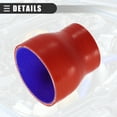 thumbnail image 6 of Unique Bargains Universal Intercooler Hose Reducer Straight Coupler Hose ID 2.24" to 3" Length 3" Silicone Red, 6 of 6