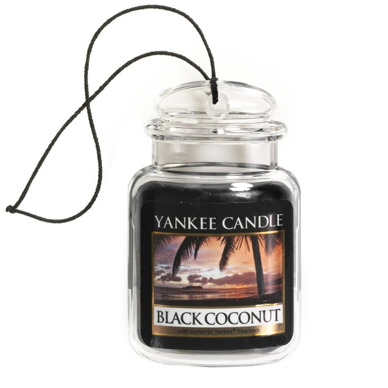 Yankee Candle Car Jar Ultimate Air Freshener, Black Coconut