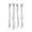 D, variant on Stainless Steel Jewelry Extender Chains – 18 Piece Suitable For Necklaces Bracelets And Anklets; Lengths: 1"